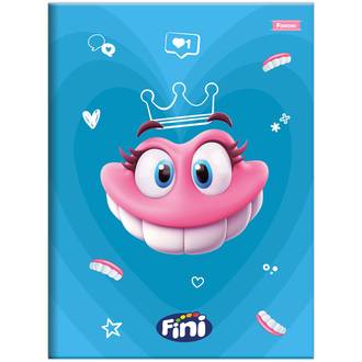CADERNO BROCHURAO CAPA DURA 80FLS - 4070320 - FINI - UN - FORONI