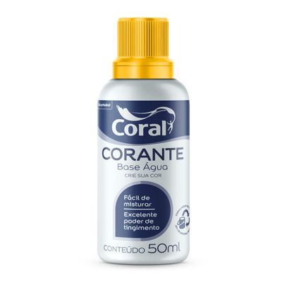 CORANTE CORAL 50ml AMARELO