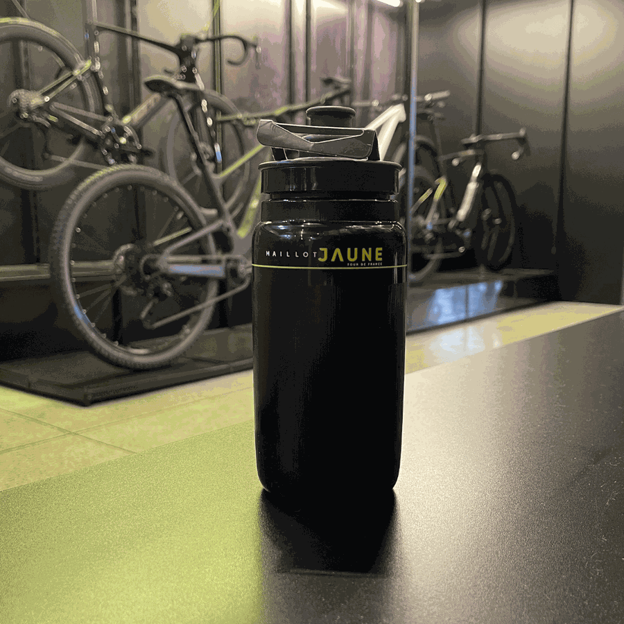 Garrafa Elite Fly Tex Maillot Jaune 550ml Preto 