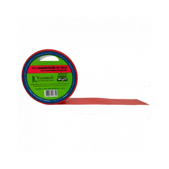 FITA DEMARCACAO DE SOLO 48X14 - VERMELHO - UN - KORETECH