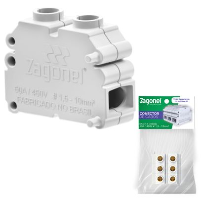 CONECTOR CHUVEIRO BLISTER(3) ZAGONEL