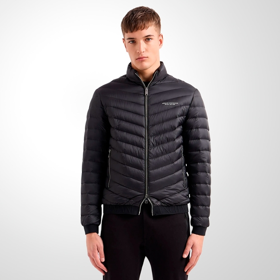 JAQUETA ARMANI EXCHANGE MASCULINA MILANO NEW YORK PRETA