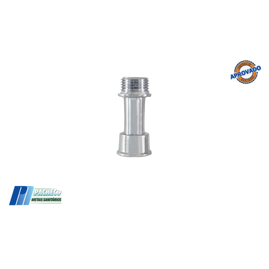 EXTENSÃO PARA TORNEIRA CROMADA MÉDIA DE 1/2 AC0037