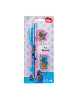 KIT ESCOLAR STITCH 5 PCS 31315 - UN - MOLIN