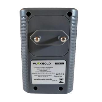 CARREGADOR P/PILHA C/4 AA FX-C16/4P - PRATA - UN - X-CELL