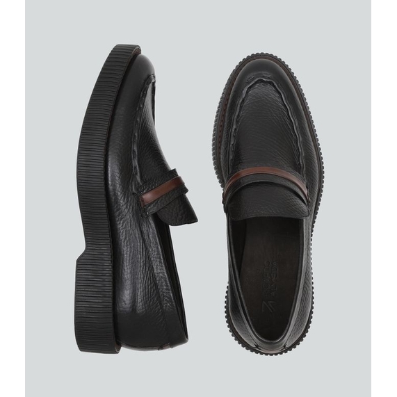 MOCASSIM GRAVATA COSTURA MANUAL PRETO RICARDO ALMEIDA