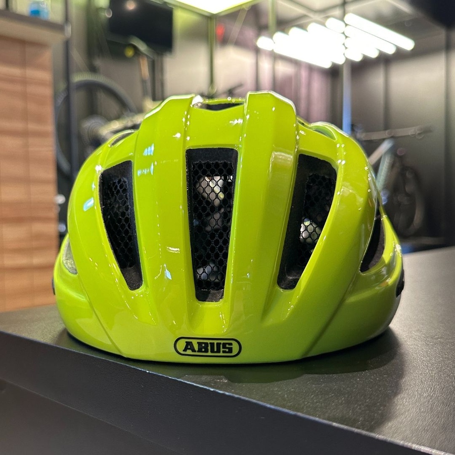 Capacete Abus Macator Amarelo Neon