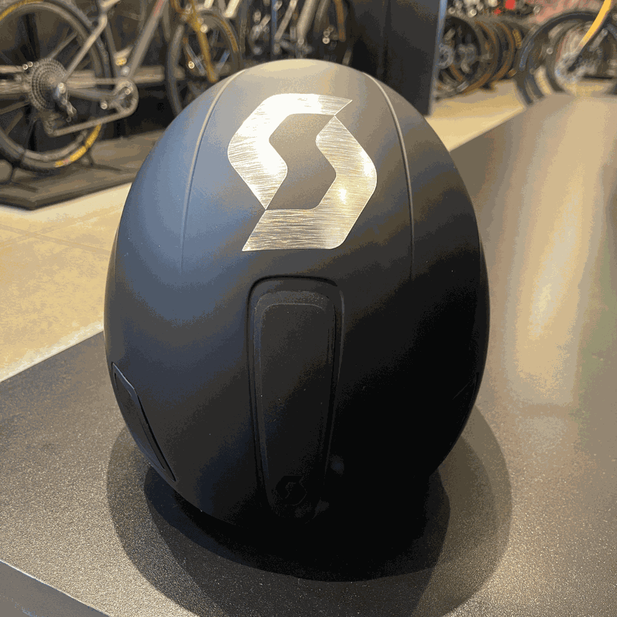 Capacete Scott Split Plus Triathlon  Preto Fosco