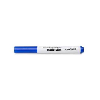 MARCADOR PINCEL QUADRO BRANCO MARK+ SLIM - AZUL - UN - MAXPRINT