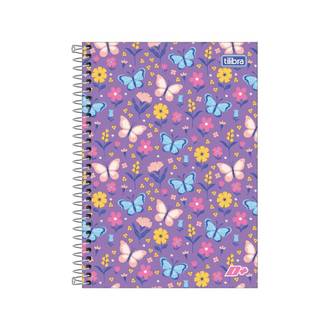 CADERNO 1/4 ESPIRAL CAPA DURA 96FLS - 390470 - MAIS+ - UN - TILIBRA