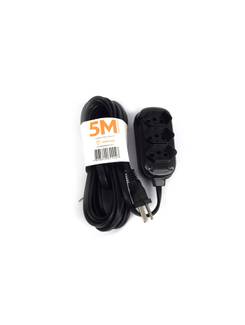 EXTENSAO ELETRICA 3 TOMADAS TRIPOLAR 5M - 25300305111 - PRETO - UN - FIOLUX