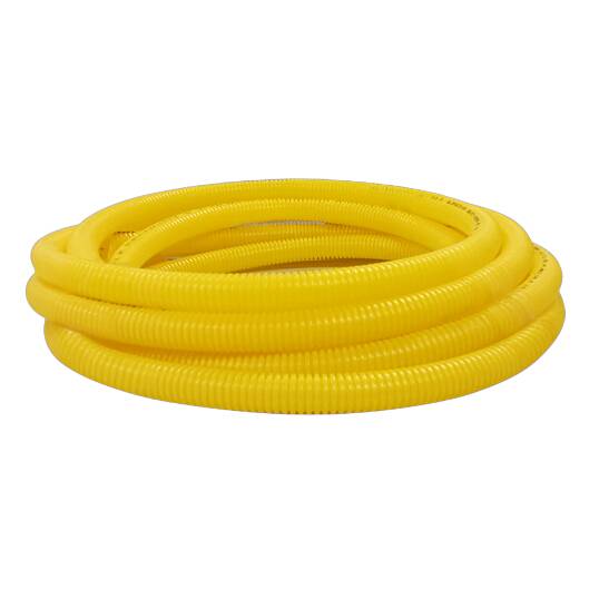ELETRODUTO CORRUGADO PVC AMARELO AMANCO 20 MM ROLO 7 M