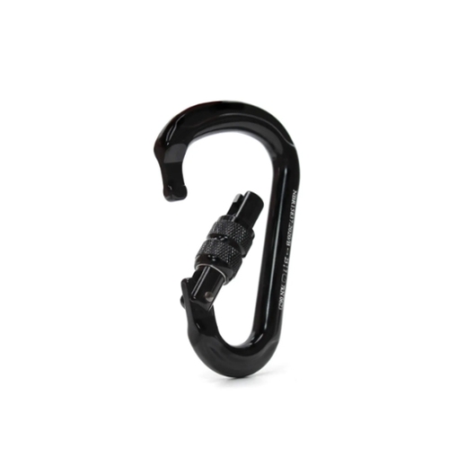 MOSQUETÃO ALUMINIO HMS TRV ROSCA 25KN SIDEUP PRETO
