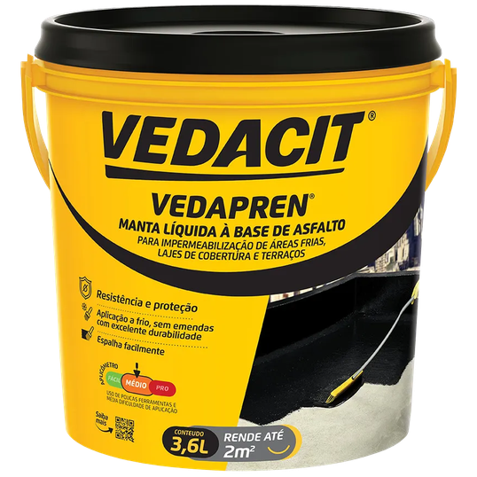 VEDAPREN LAJES PRETO 3.6KG
