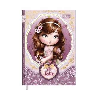 CADERNETA COSTURADA CAPA DURA 96FLS - 384542 - JOLIE - UN - TILIBRA