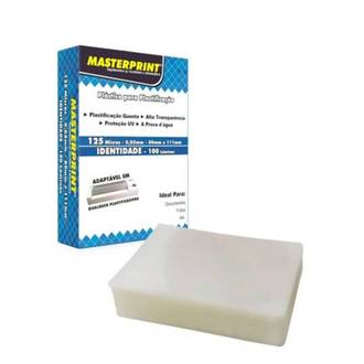 PLASTICO PARA PLASTIFICACAO RG C/100 - 329010004 - 80X111 - UN - MASTERPRINT