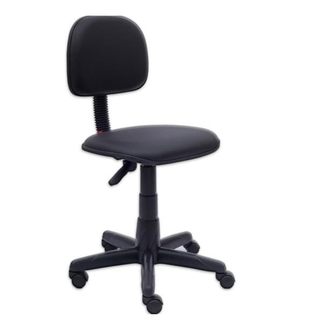 CADEIRA ESCRITORIO GIRATORIA SECRETARIA CONFORT S/BRAÇO - PRETO - UN - AMERICANFER