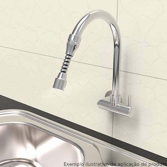 EXTENSOR COM AREJADOR PARA TORNEIRA ABS BLUKIT REF. 110204