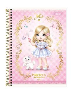 CADERNO UNIV CAPA DURA 10X1 160FLS - 308544 - JOLIE - UN - TILIBRA