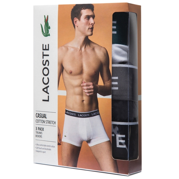 PACK DE TRÊS CUECAS TRUNKS MESCLADO LACOSTE