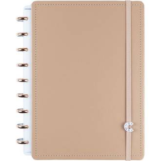 CADERNO INTELIGENTE MEDIO CIMD3361 - CAPPUCCINO - UN - CADERNO INTELIGENTE
