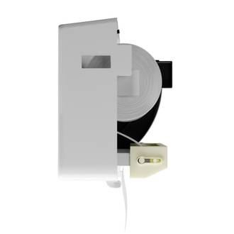DISPENSER P/PAPEL TOALHA C/ALAVANCA - BRAVE - 58160 - BRANCO - UN - NOBRE