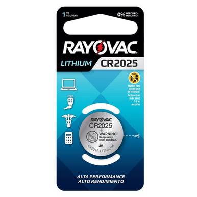 BATERIA RAYOVAC MAX ALCALINA LITHIUM 3.0 V CR2025