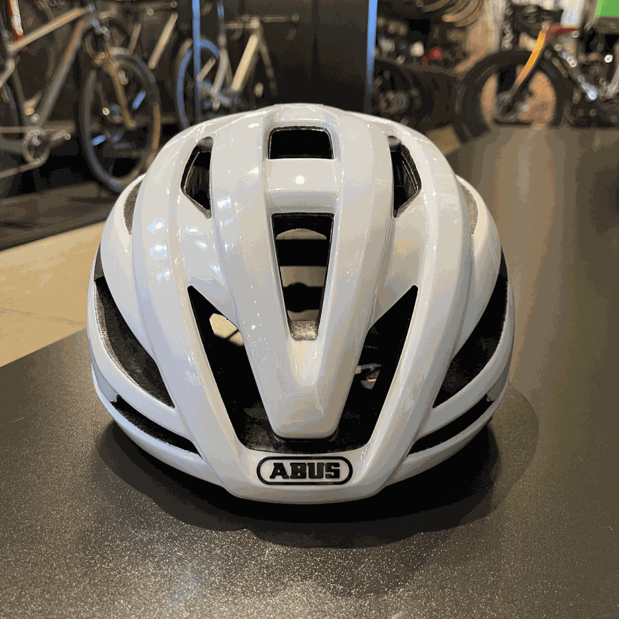Capacete Abus Stormchaser Branco Tropical