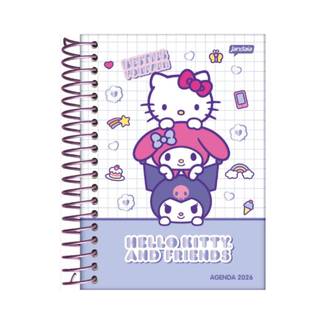AGENDA ESPIRAL HELLO KITTY M4 - DIARIA - 78197-26 - UN - JANDAIA