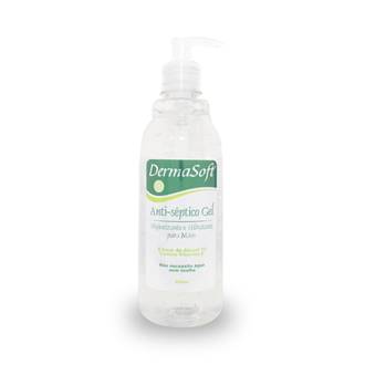 ALCOOL GEL DERMASOFT 70 500G - PUMP - P/ MAOS - UN - FLAMAGEL