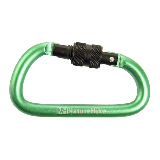 MINI MOSQUETÃO CHAVEIRO SCREW 8CM NATUREHIKE VERDE
