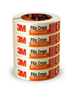 FITA ADESIVA CREPE 24X50  - PCT 5 - 3M