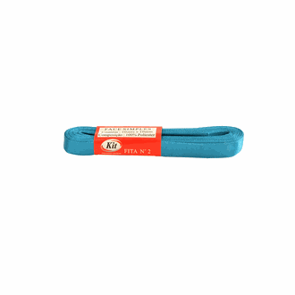 FITA CETIM Nº 2 10MMX10M  - TURQUESA - UN - KIT