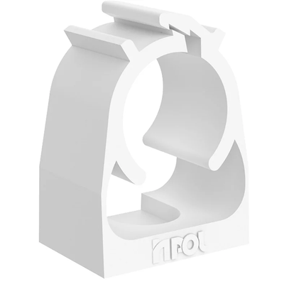 ABRACADEIRA ELETRODUTO PLASTICA 1 BRANCO INPOL