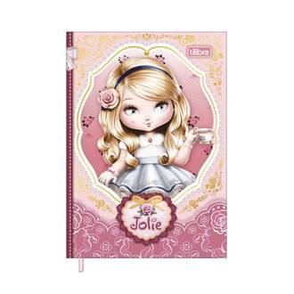 CADERNETA COSTURADA CAPA DURA 96FLS - 384542 - JOLIE - PCT 4 - TILIBRA