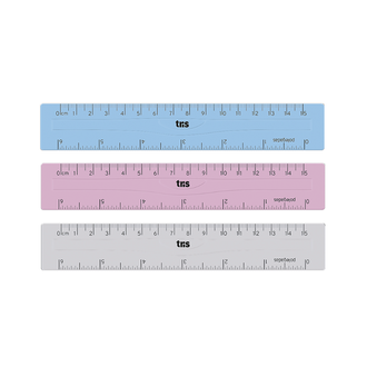 REGUA PLASTICA 15CM MIDLINE - 909848 - UN - TRIS