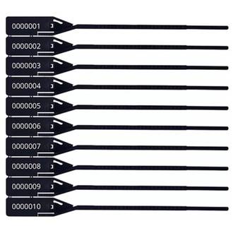 LACRE P/ MALOTE C/50 PRETO I26PTN - 26CM - UN - FORTSEAL