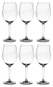 Conjunto 6 Taças de Cristal Bohemia para Vinho 350ml