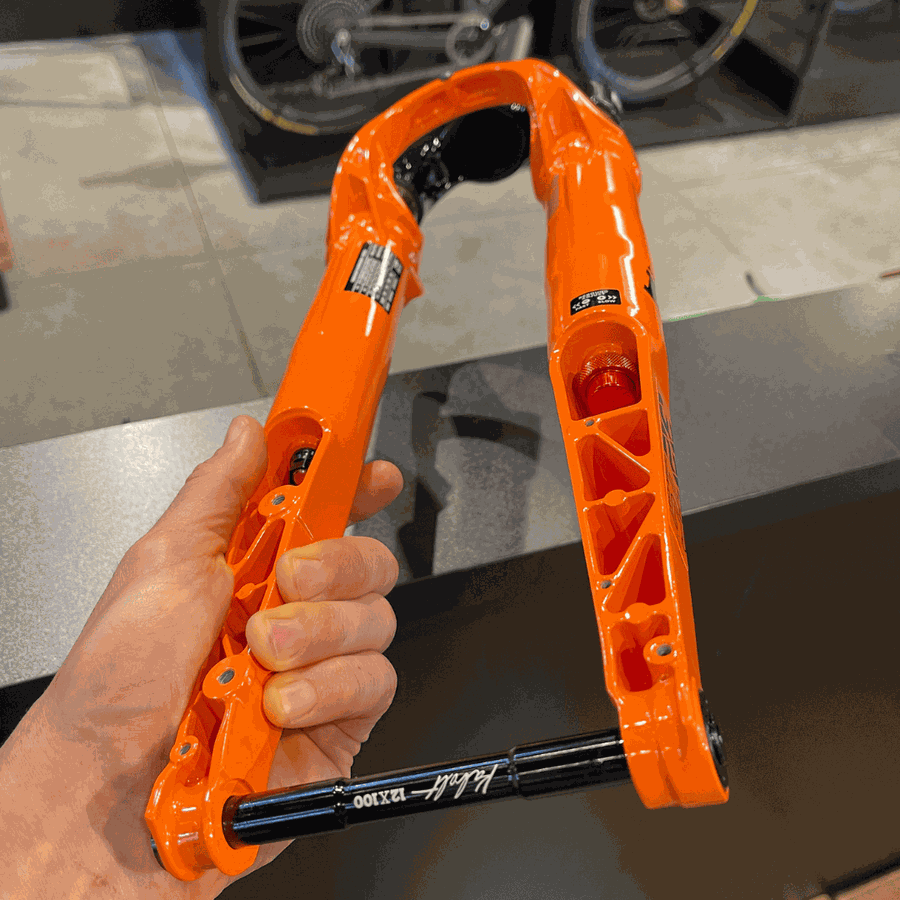 Garfo de Suspensão Fox Kashima Original 32 Para Gravel Laranja 40mm 2025