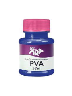 TINTA PVA FOSCA 37ML  - AZUL TURQUESA - CX 12 - DAC