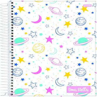 CADERNO UNIV CAPA DURA 12X1 192FLS - STELLA - UN - JANDAIA