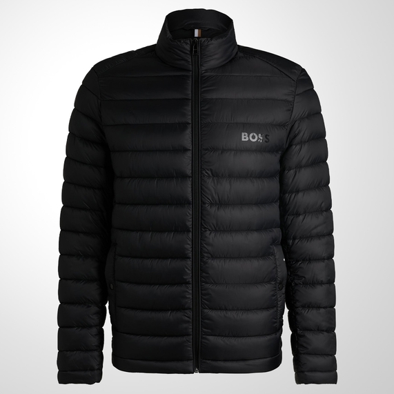 JAQUETA HUGO BOSS MASCULINA REPELENTE A ÁGUA PRETA