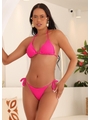 BIQUÍNI CORTININHA CALCINHA DE AMARRAR ROSA COLEÇÃO MARÉ CHEIA - 1