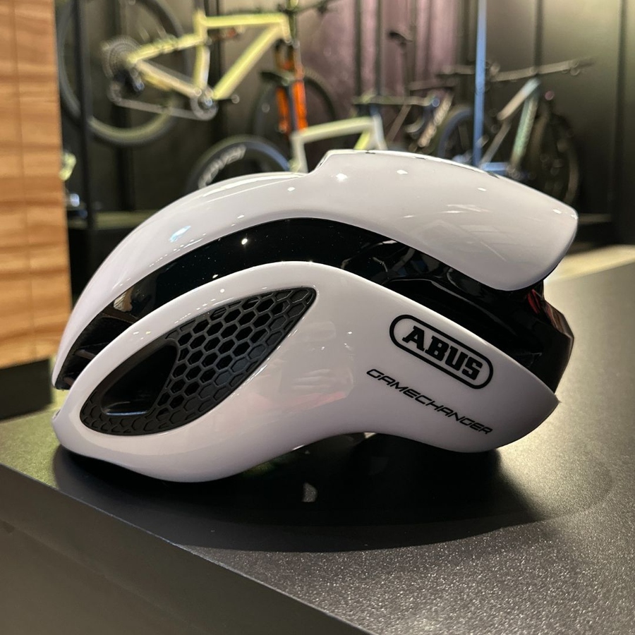 Capacete Abus GameChanger Branco Brilhante