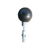 BATENTE P/PORTA PVC PRETO 199 PNG
