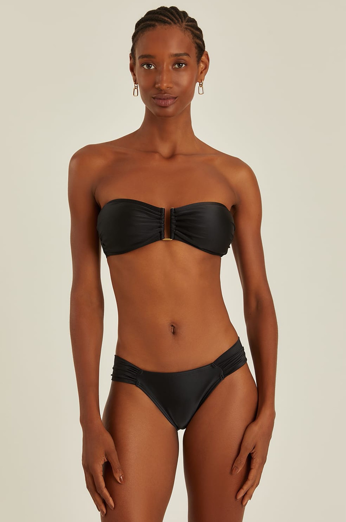 Top bandeau rita preto