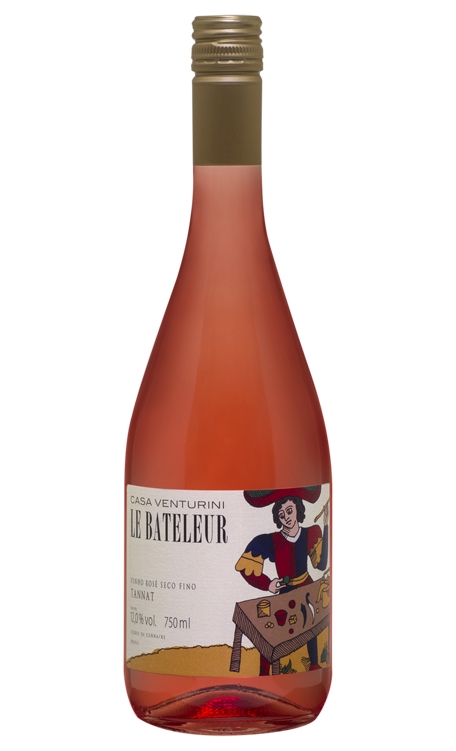 Vinho Casa Venturini Le Bateleur Rosé de Tannat 750ml