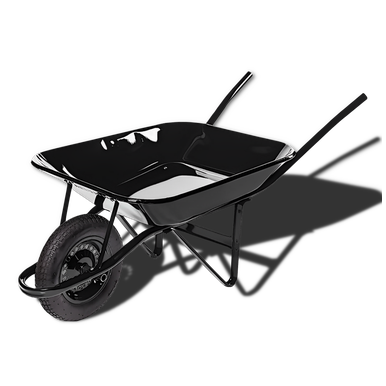 CARRINHO DE PEDREIRO METALPAMA PRETO