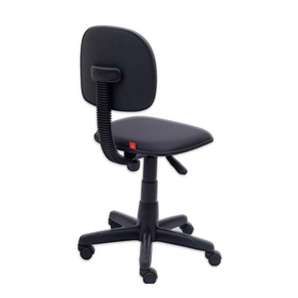 CADEIRA ESCRITORIO GIRATORIA SECRETARIA CONFORT S/BRAÇO - PRETO - UN - AMERICANFER