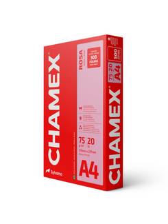PAPEL CHAMEX COLOR 75G 500FLS - ROSA - UN - CHAMEX